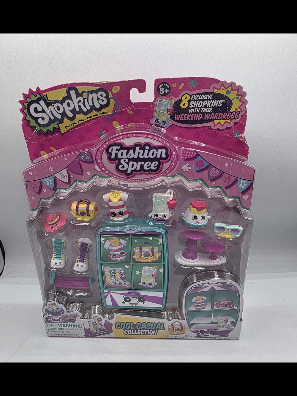 Shopkins - Fashion Spree 8 pack COOL CASUAL Playset (11 pieces)